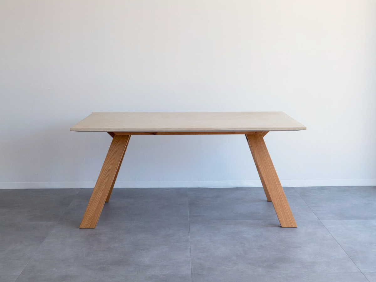 T8 モールテックス ダイニングテーブル / 突板脚（オーク材） おしゃれ