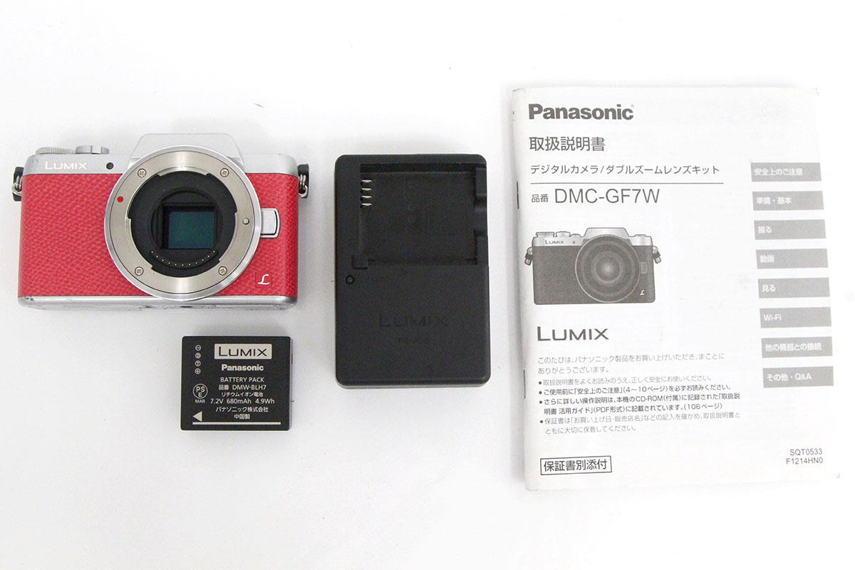 LUMIX DMC-GF7 ボディ ピンク シャッター回数 約2200回以下 γA4597