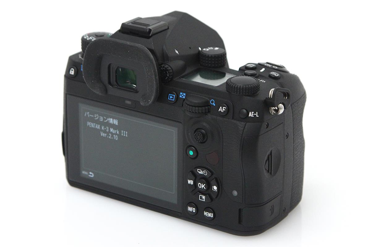 K-3 Mark III ボディ ブラック シャッター回数 約1350回以下 γH3227