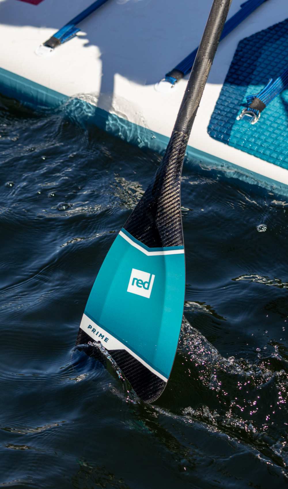 Prime Adjustable Carbon SUP Paddle | Red Paddle SUP Paddle – Red