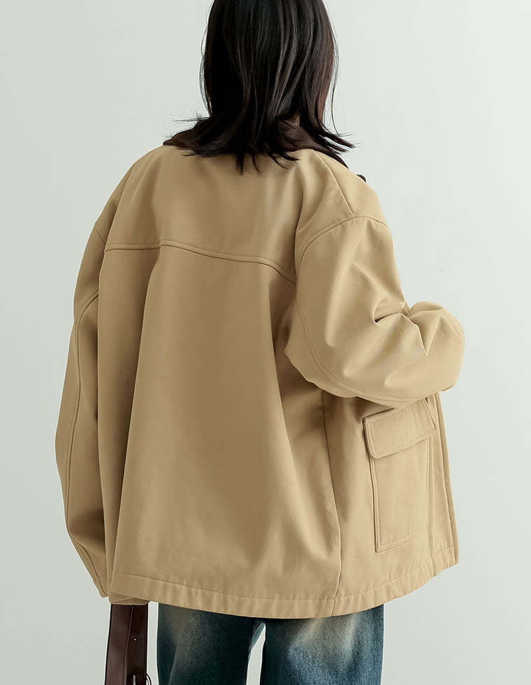 コーデュロイカラーカバーオールジャケット - ジャケット/アウター通販