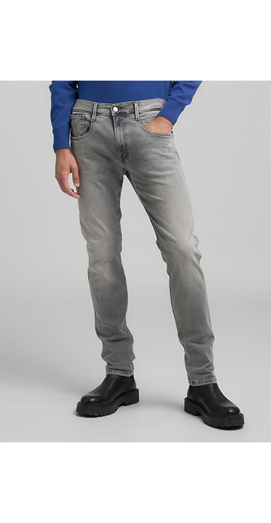 スリム ANBASS Hyperflex Dust スーパーストレッチデニム｜REPLAY