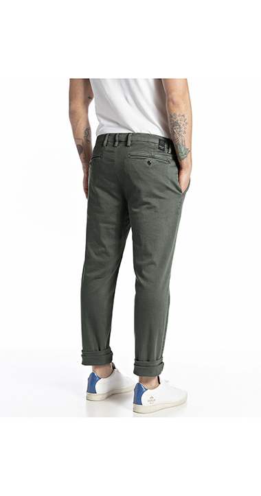 Hyper Chino X.Lite ズーマー スリムフィットチノパンツ｜REPLAY