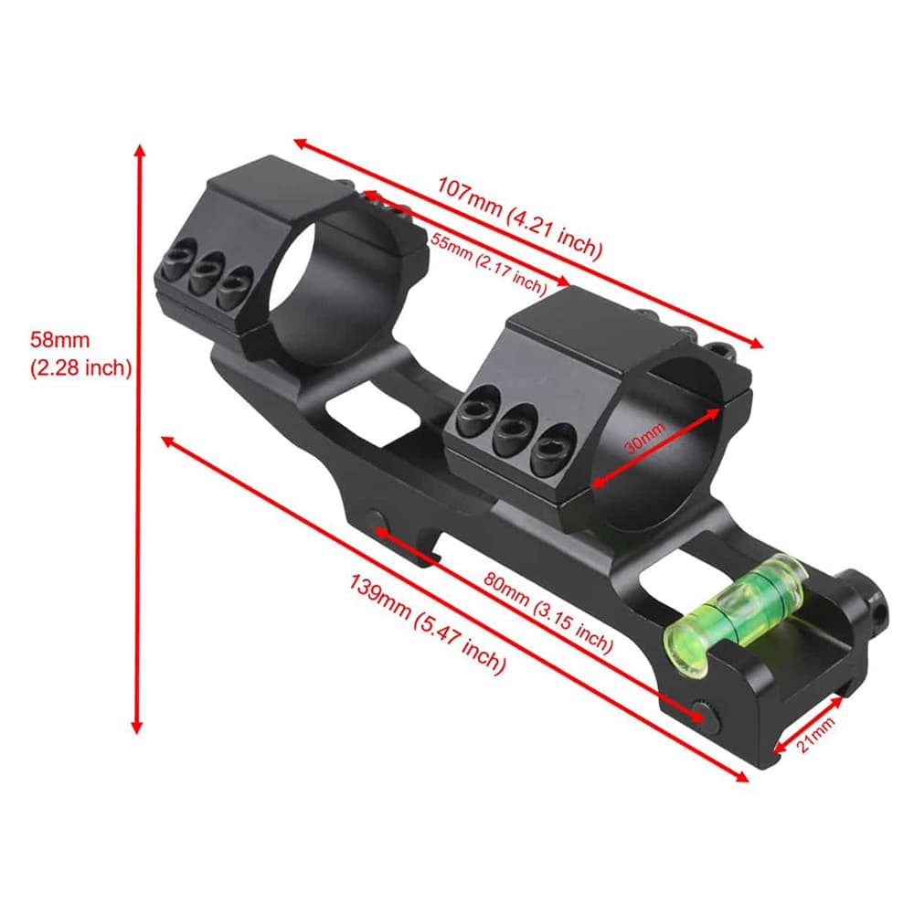 VECTOR OPTICS スコープマウント 一体型 ACD Mount Extra Light リング