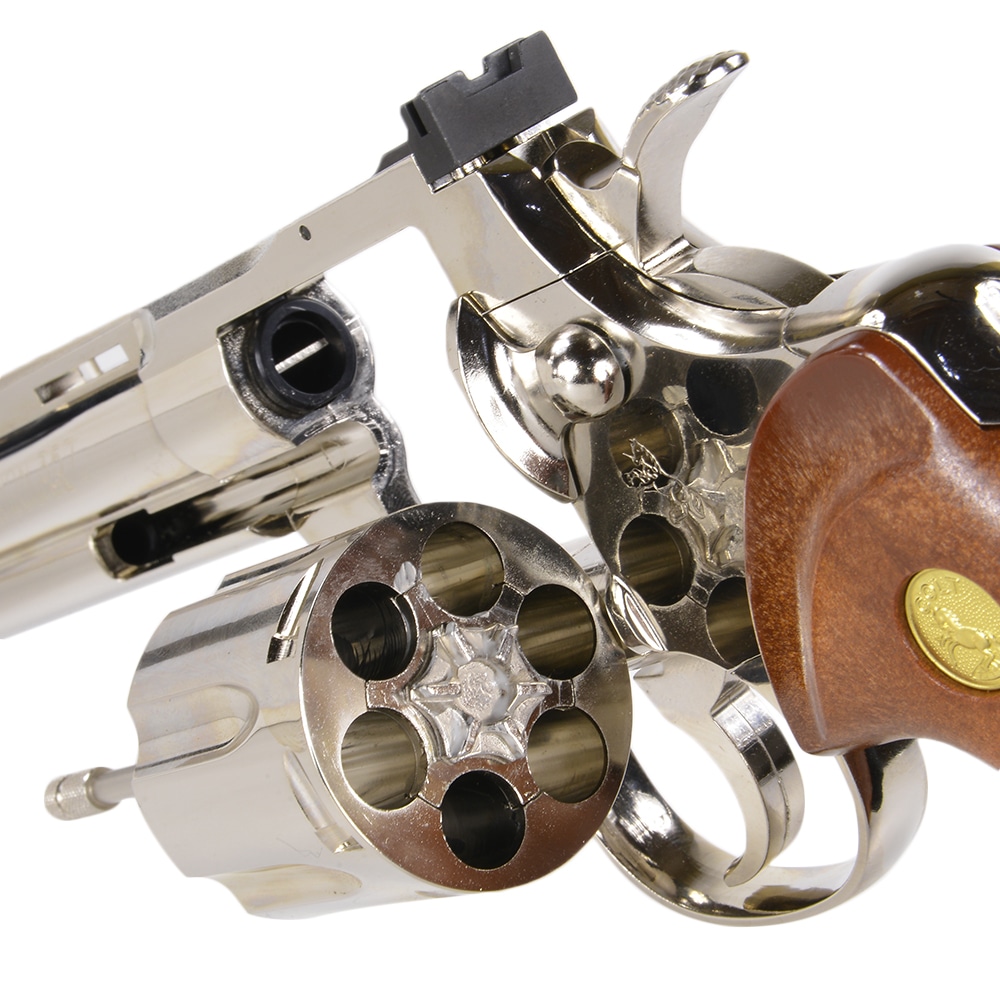 タナカ 発火式モデルガン コルト パイソン Rモデル 357マグナム 6