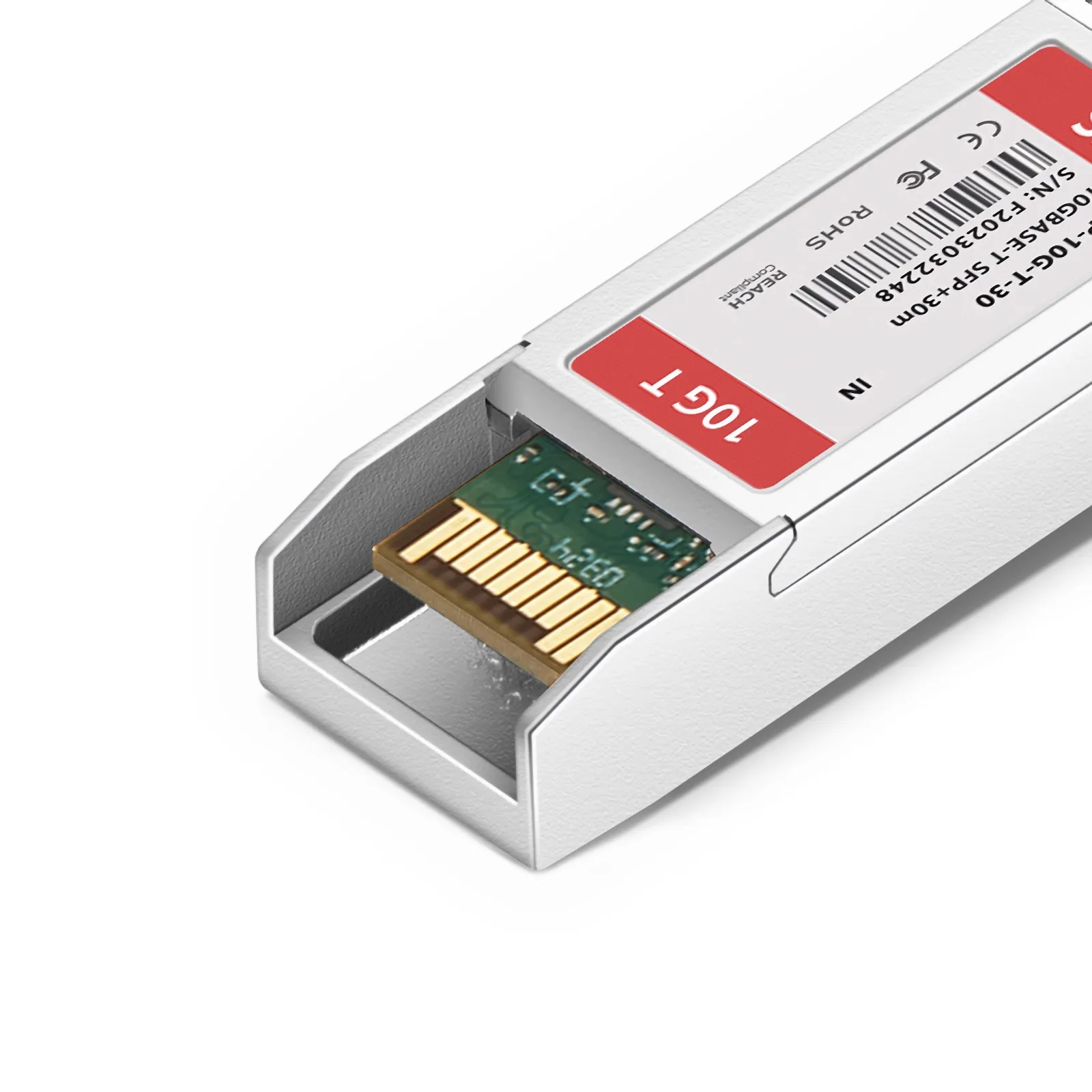 Intel互換 10GBASE-T SFP+モジュール(銅製、30m、RJ-45、LOS) - FS