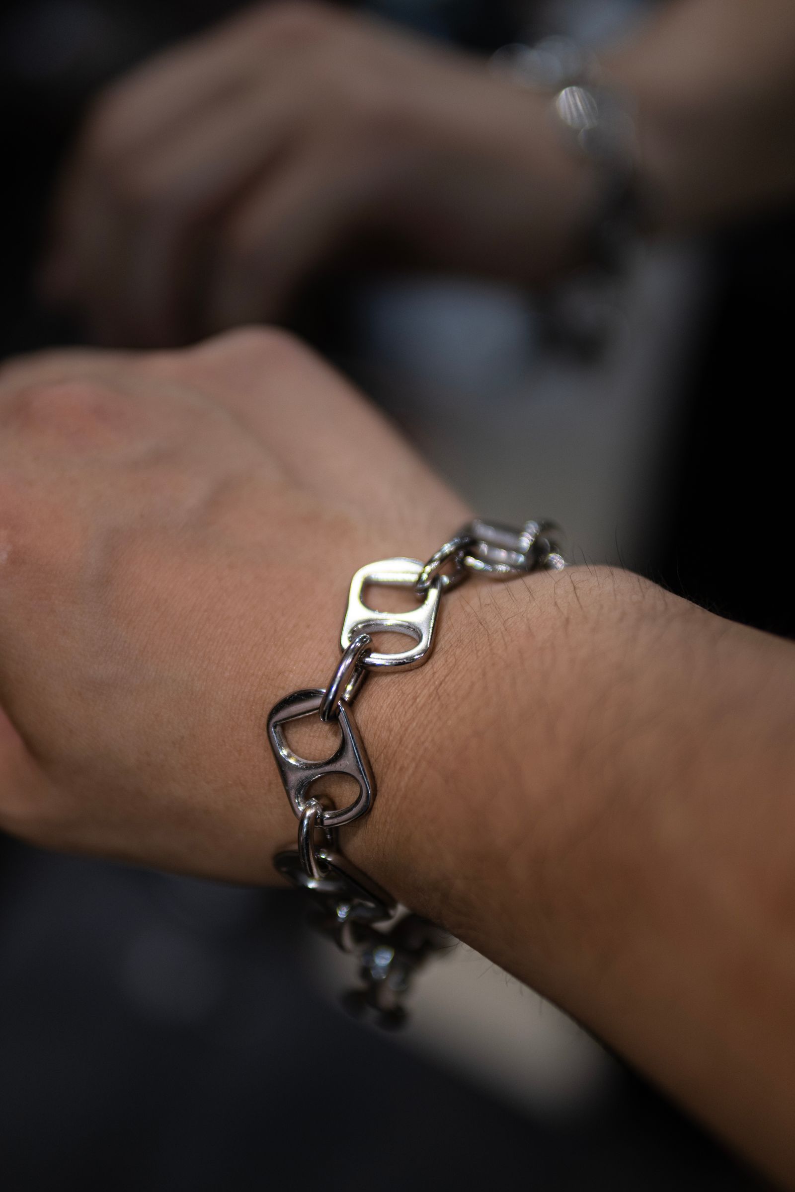 HIDAKA - PULL TAB BRACELET / SILVER | Retikle Online Store