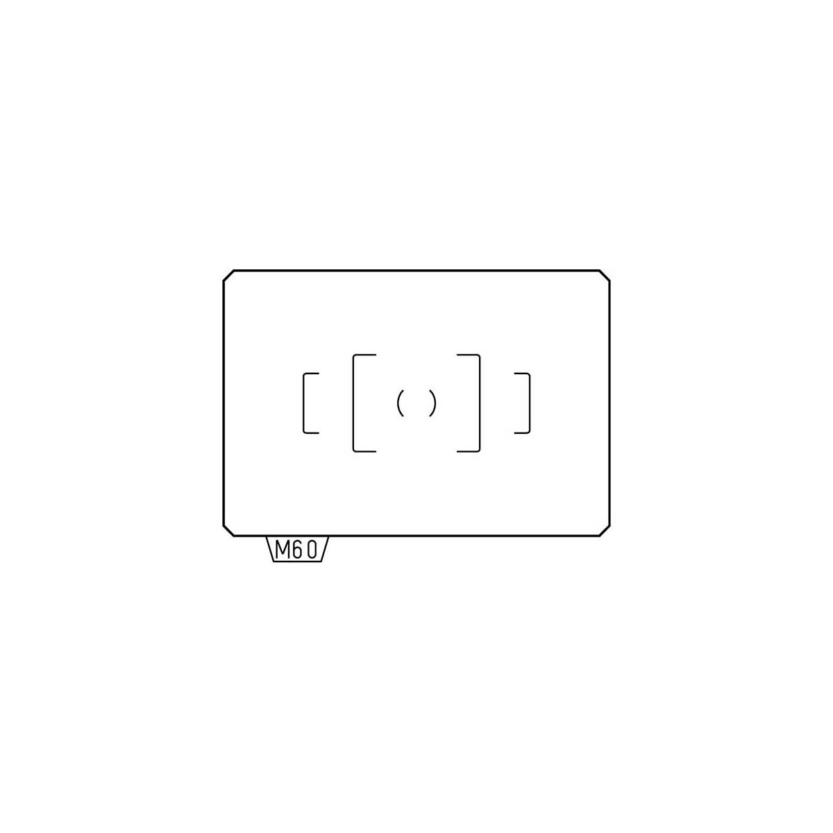 フォーカシングスクリーン MF-60（標準AFフレームマット） | リコー