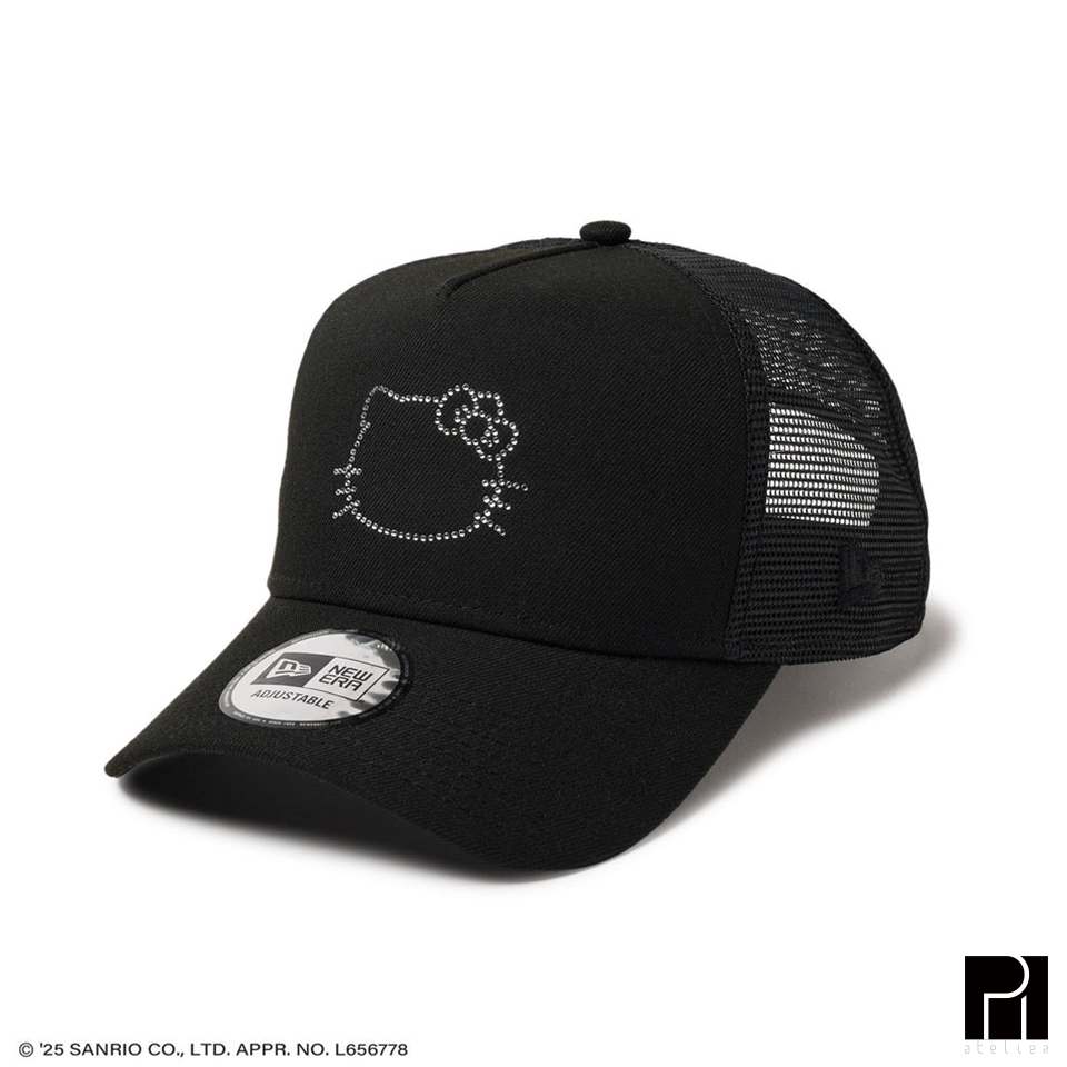 ≪NEW ERA≫ 9FORTY A-Frame トラッカー HELLO KITTY ラインストーン