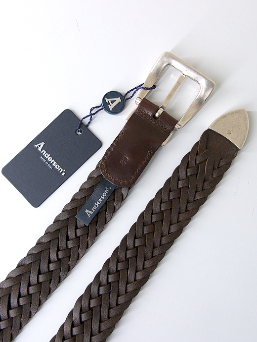商品詳細ページ | Anderson's/アンダーソンズ メッシュレザーベルト