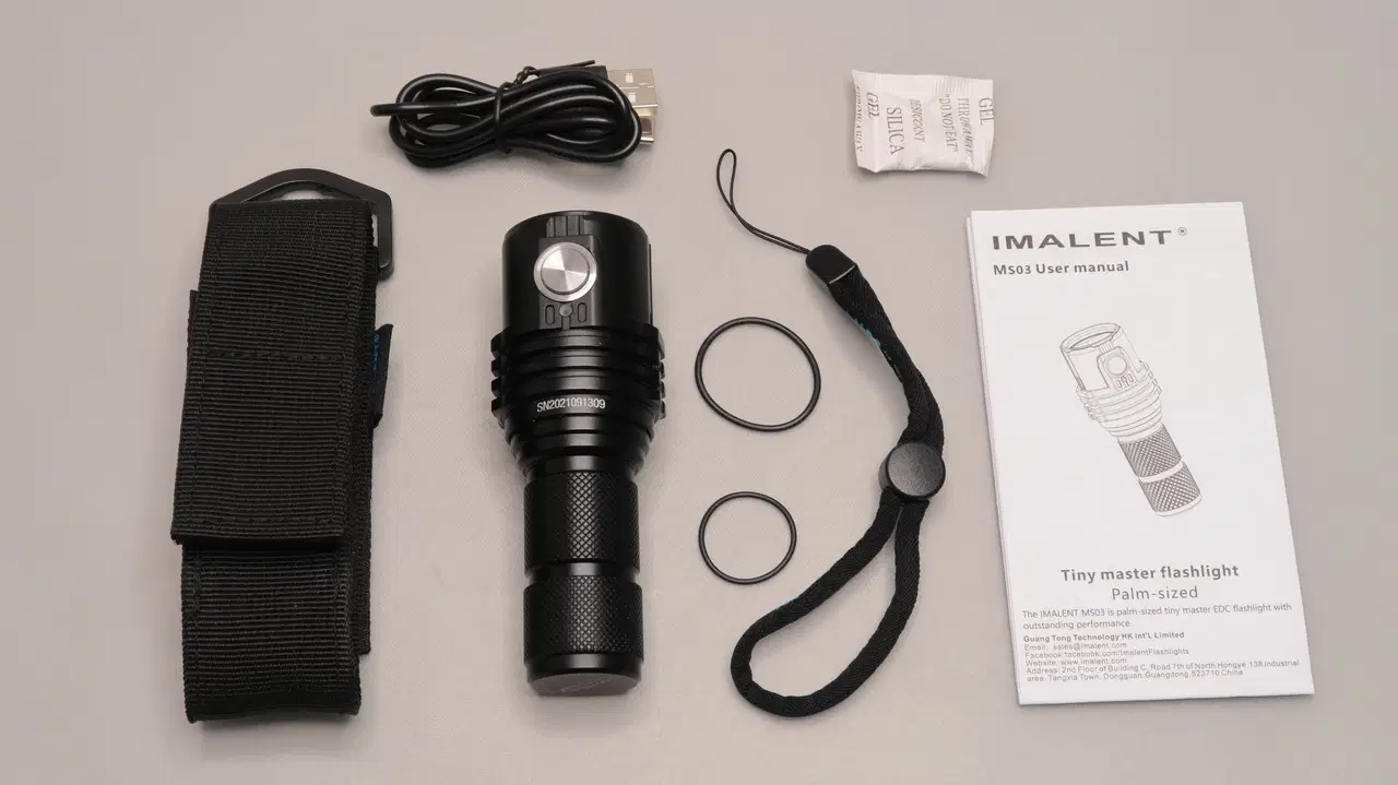 IMALENT MS03 / 3x CREE XHP70.2 : 21700 – 13,000lm Flashlight