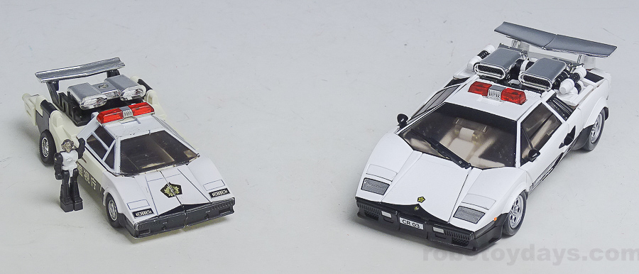 ダイアクロン カーロボット カウンタックLP500S パトカータイプ