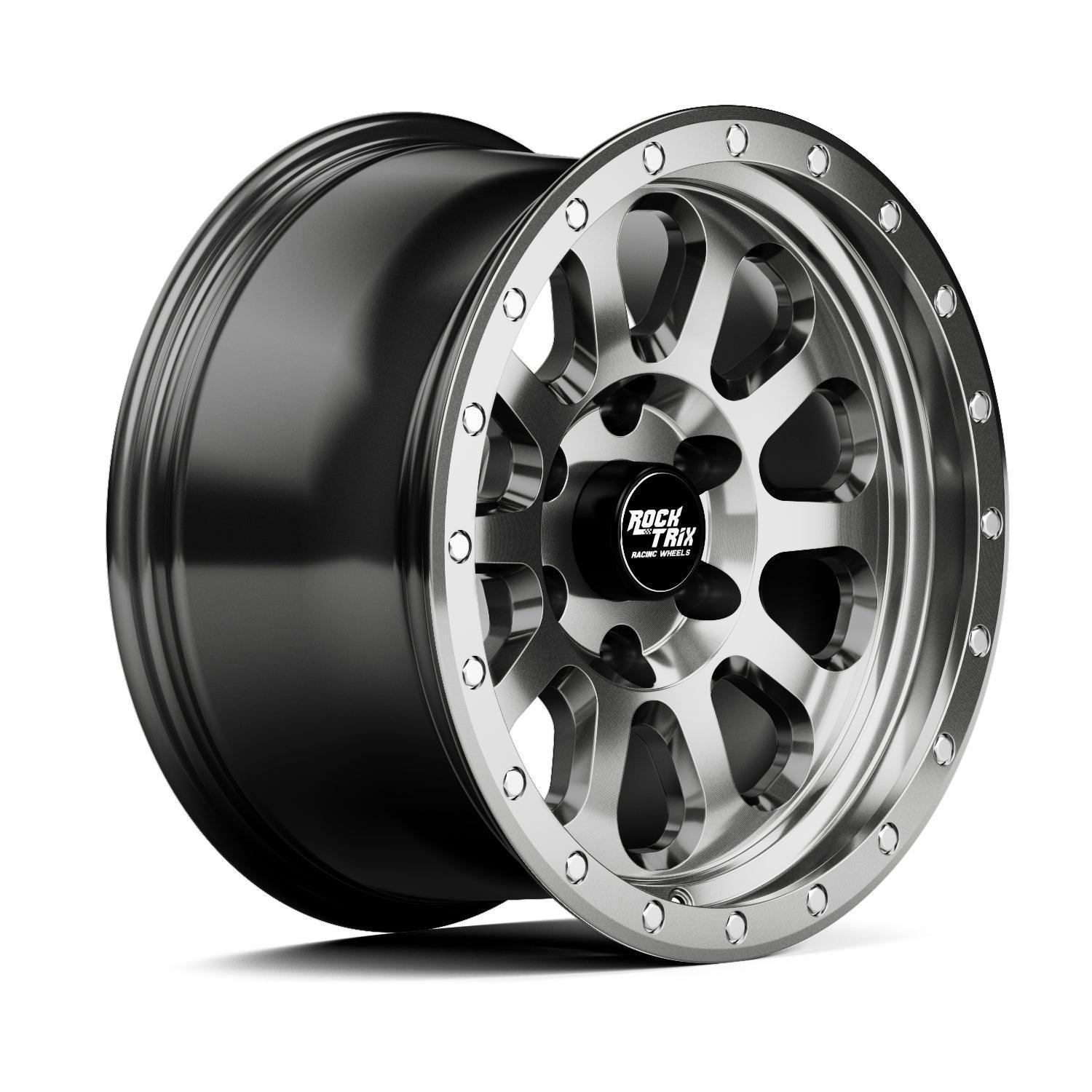 Rocktrix RT111 - Teardrop Multispoke, 17x9 18x9 20x9 Wheels