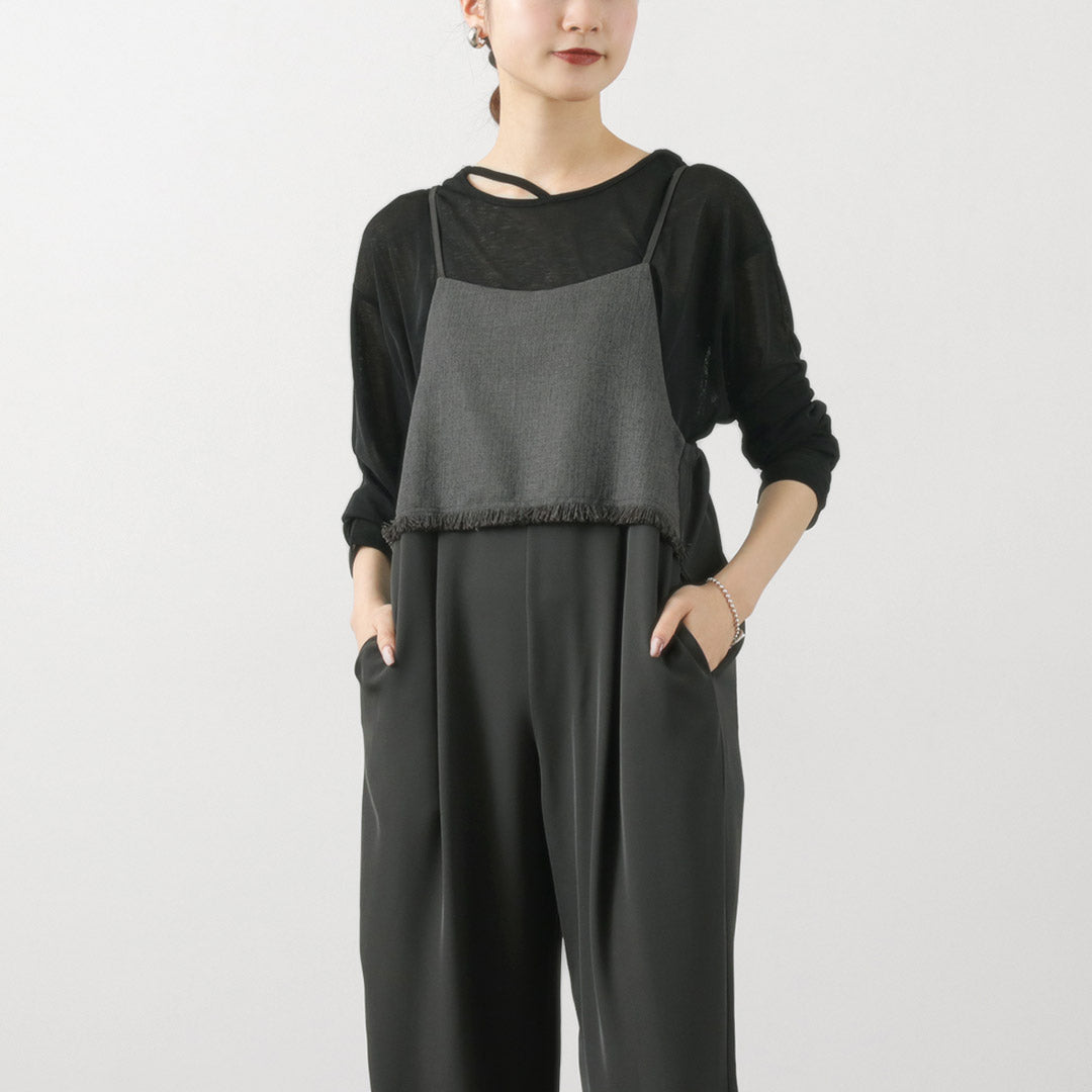 50％OFF】CYAN TOKYO（シアン トーキョー） フリンジ切替 ジョガー