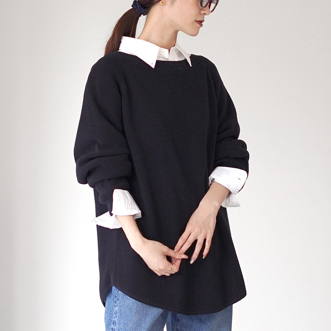 SHINZONE（シンゾーン） オーガニックコットン カシミヤ ワッフルプル