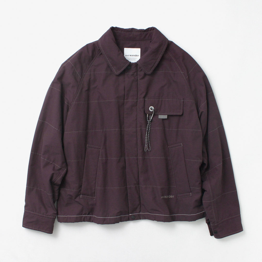 AND WANDER（アンドワンダー） コットンナイロン オクタ スイング