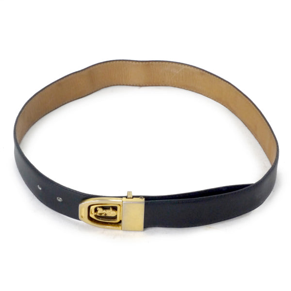 OLD CELINE 馬車バックル リバーシブルベルト（黒/茶） – Vintage Shop