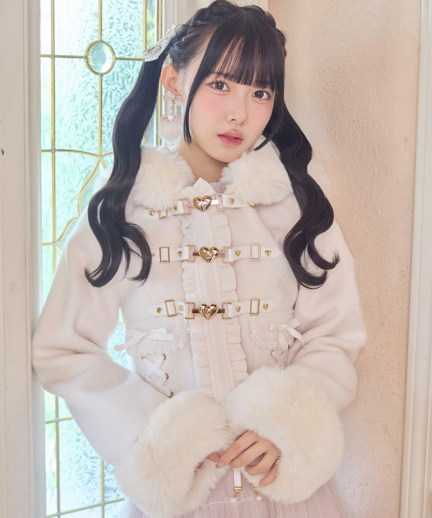 ハートバックルショートコート | Rlab store