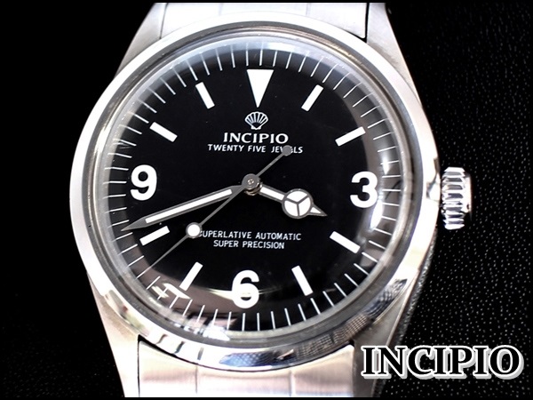 INCIPIO インキピオ ゼログラフ・1016タイプ ドーム風防【Begin限定品