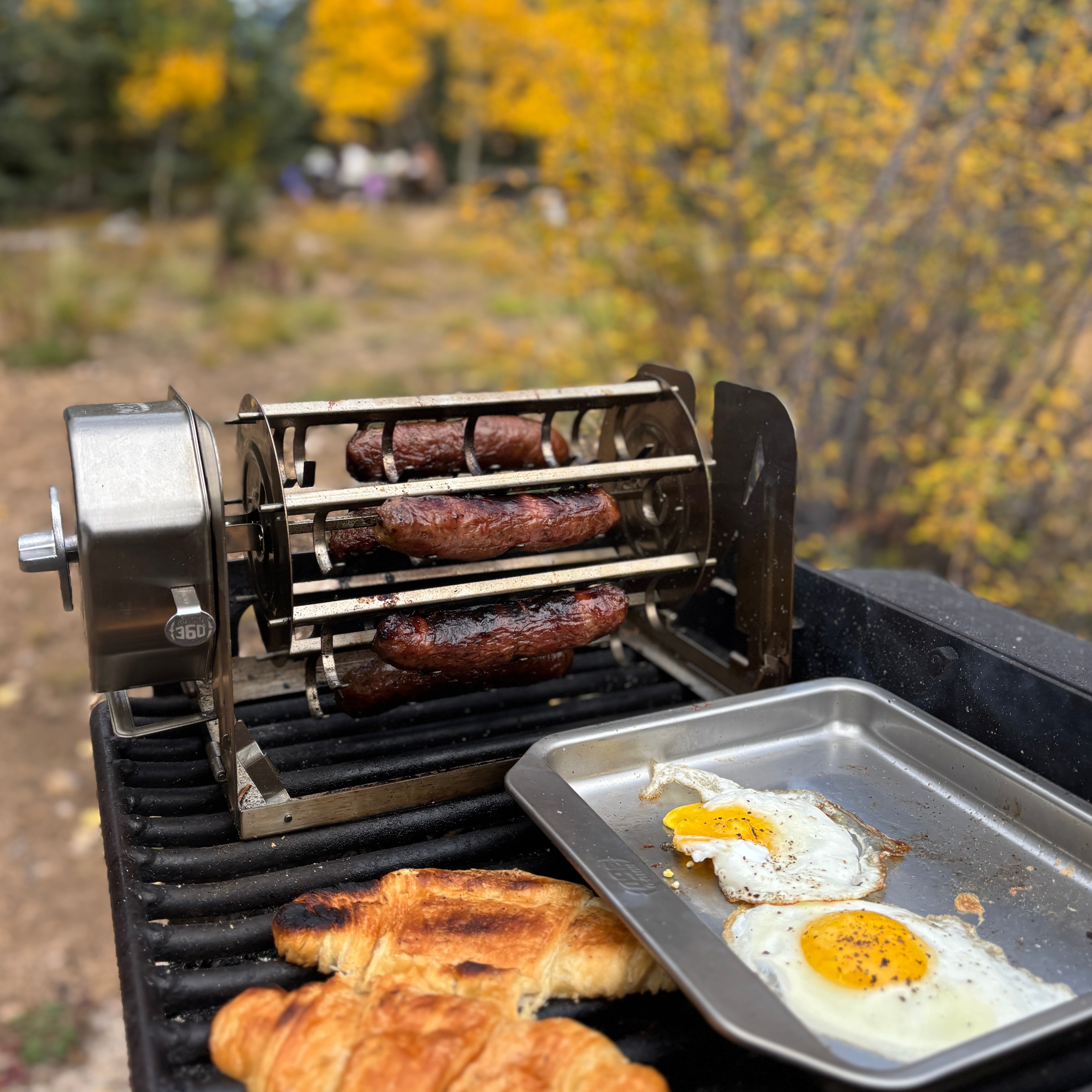 Roto-Q360-H Hot Dog Rotisserie Cooker | Ferris Wheel Style Grill