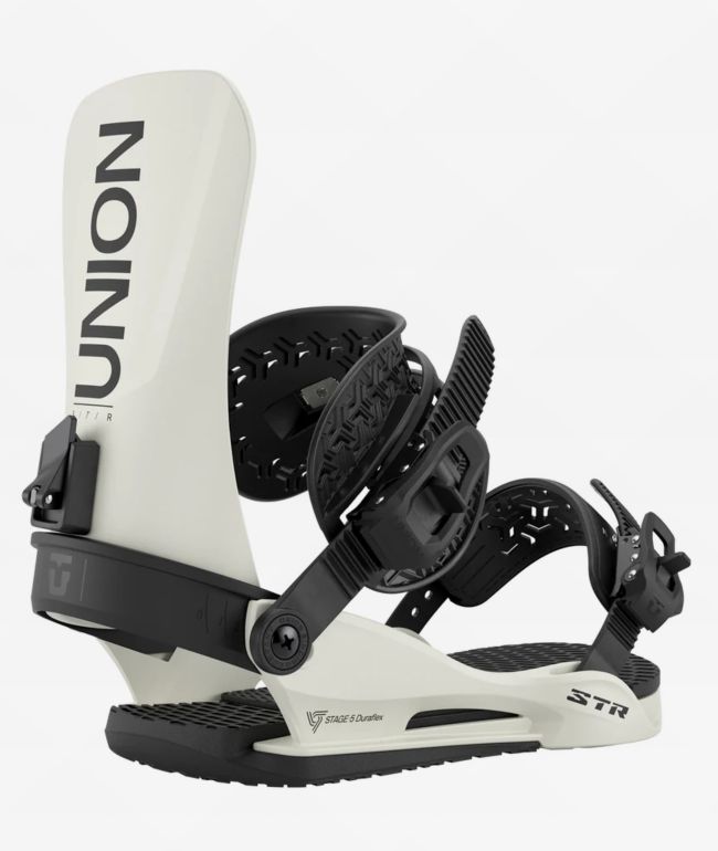Union Strata Bone White Snowboard Bindings 2025 | Zumiez