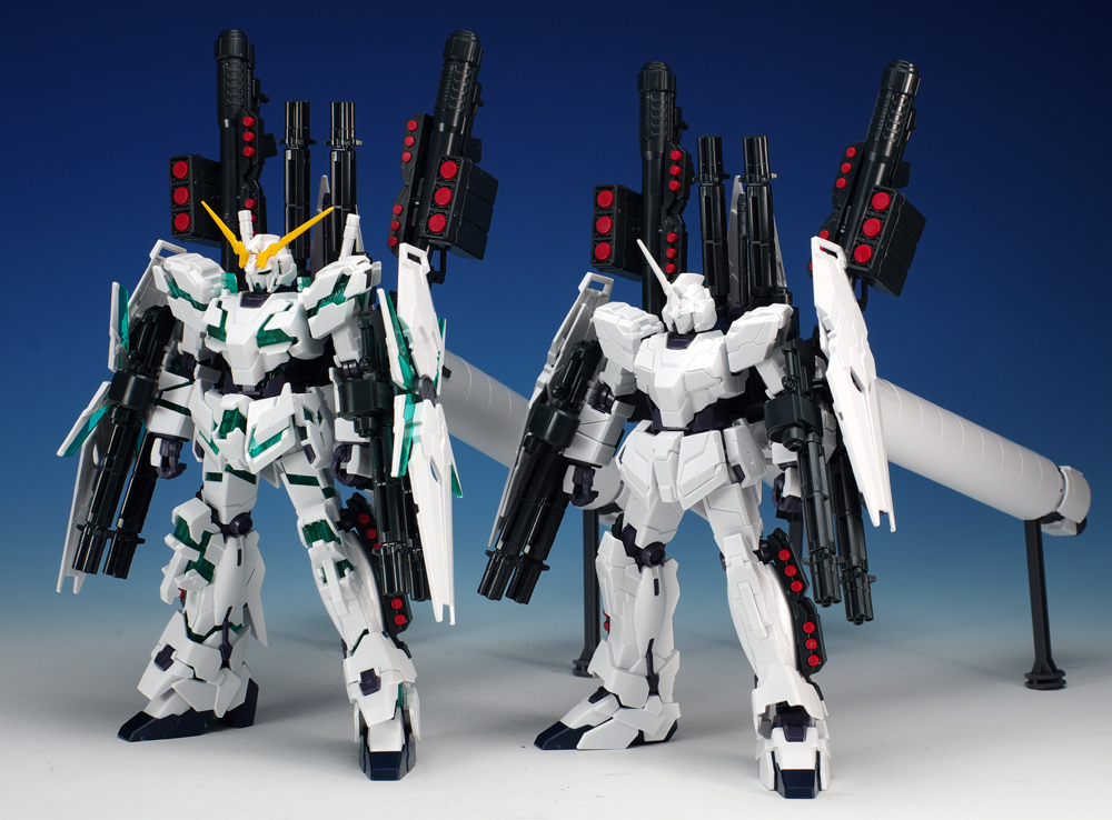 HGUC フルアーマーユニコーンガンダム 白フェネクス 塗装 完成品