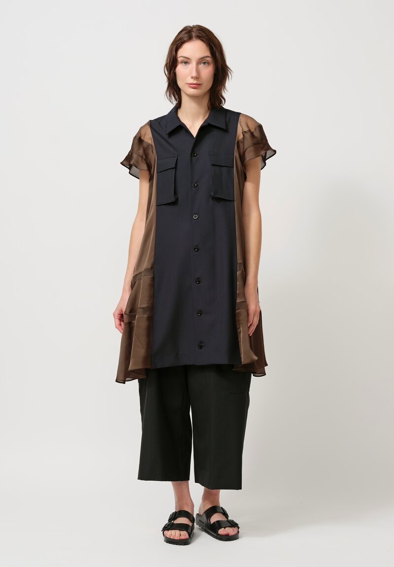 Sacai Suiting x Satin Dress | Santa Fe Dry Goods . Workshop . Wild