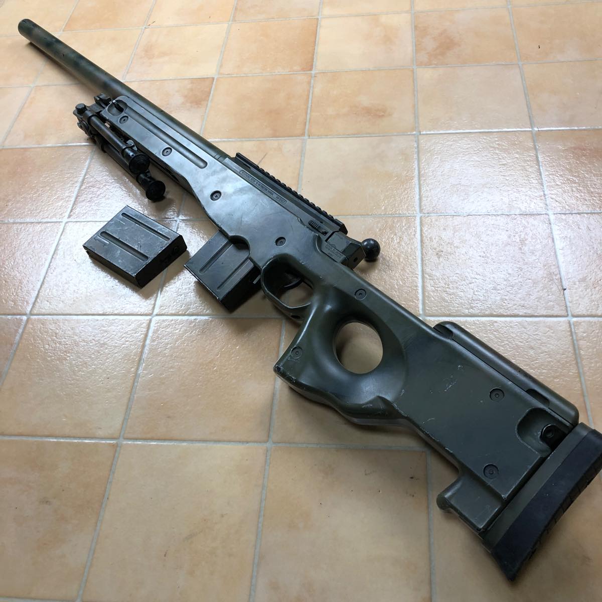 東京マルイ L96 AWS スナイパーライフル 自家塗装 迷彩 エアガン #849