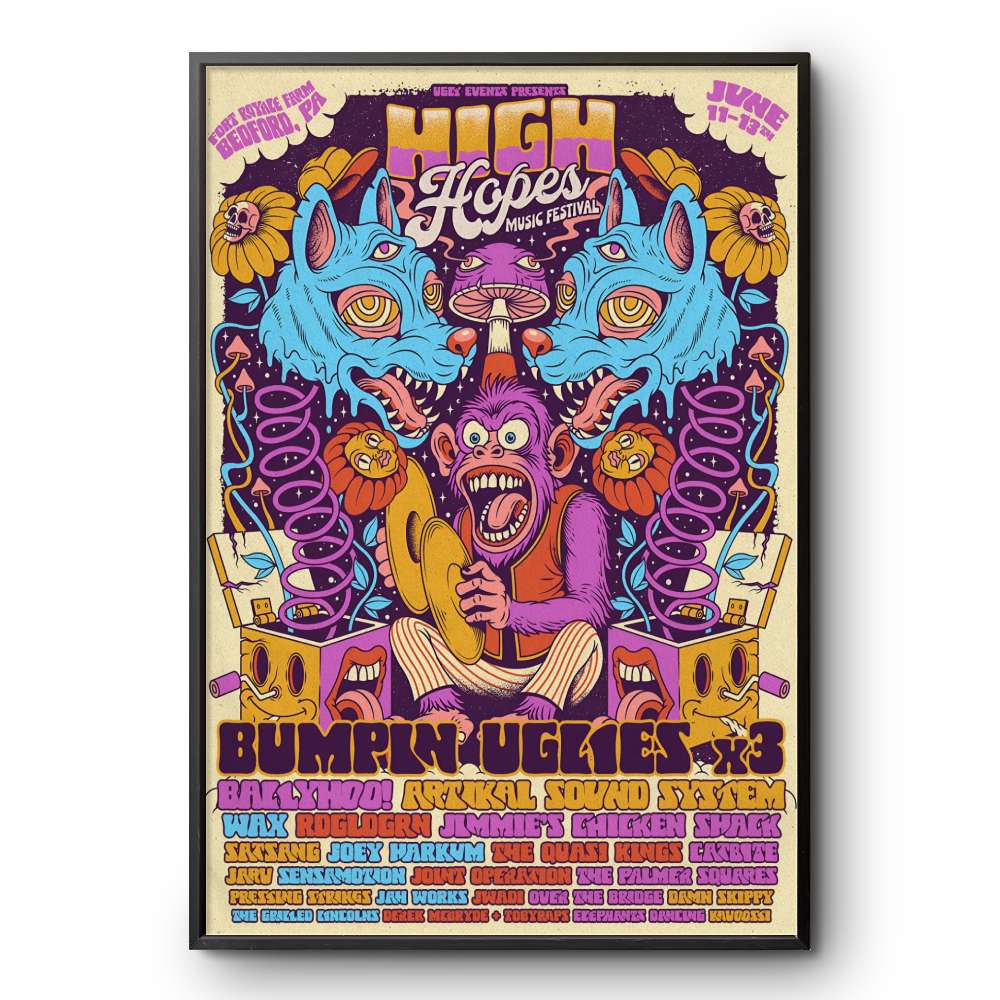 High Hopes Music Festival Bedford PA June 11-13 2026 Poster