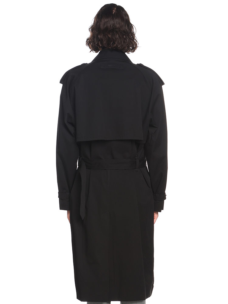 HUGO BOSS (ヒューゴボス) バックル付きベルト ダブルボタン ロング