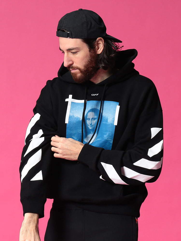 OFF-WHITE (オフホワイト) ブループリント プルオーバー 長袖 パーカー