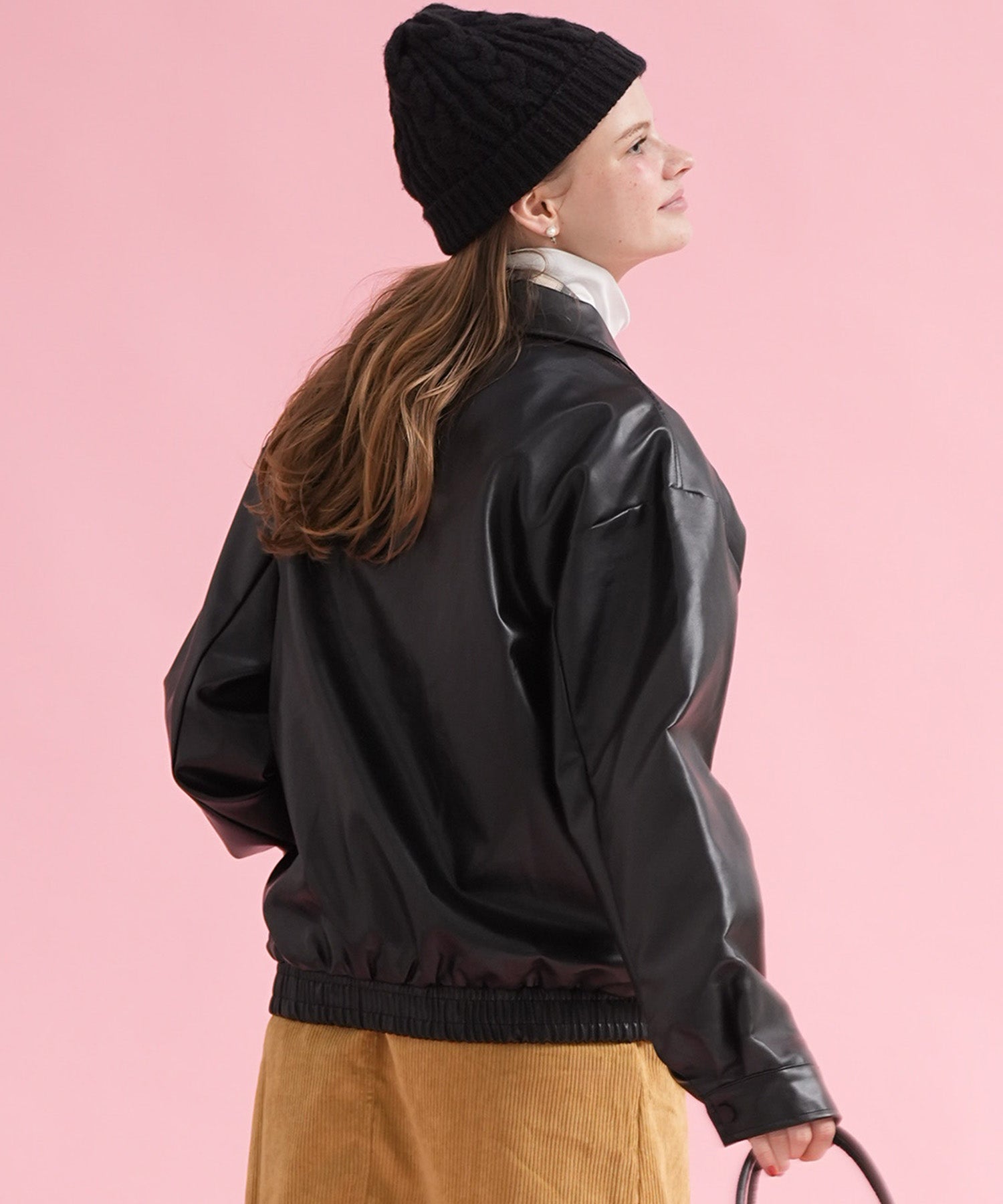 シンセティックレザージャケット – sara&cake