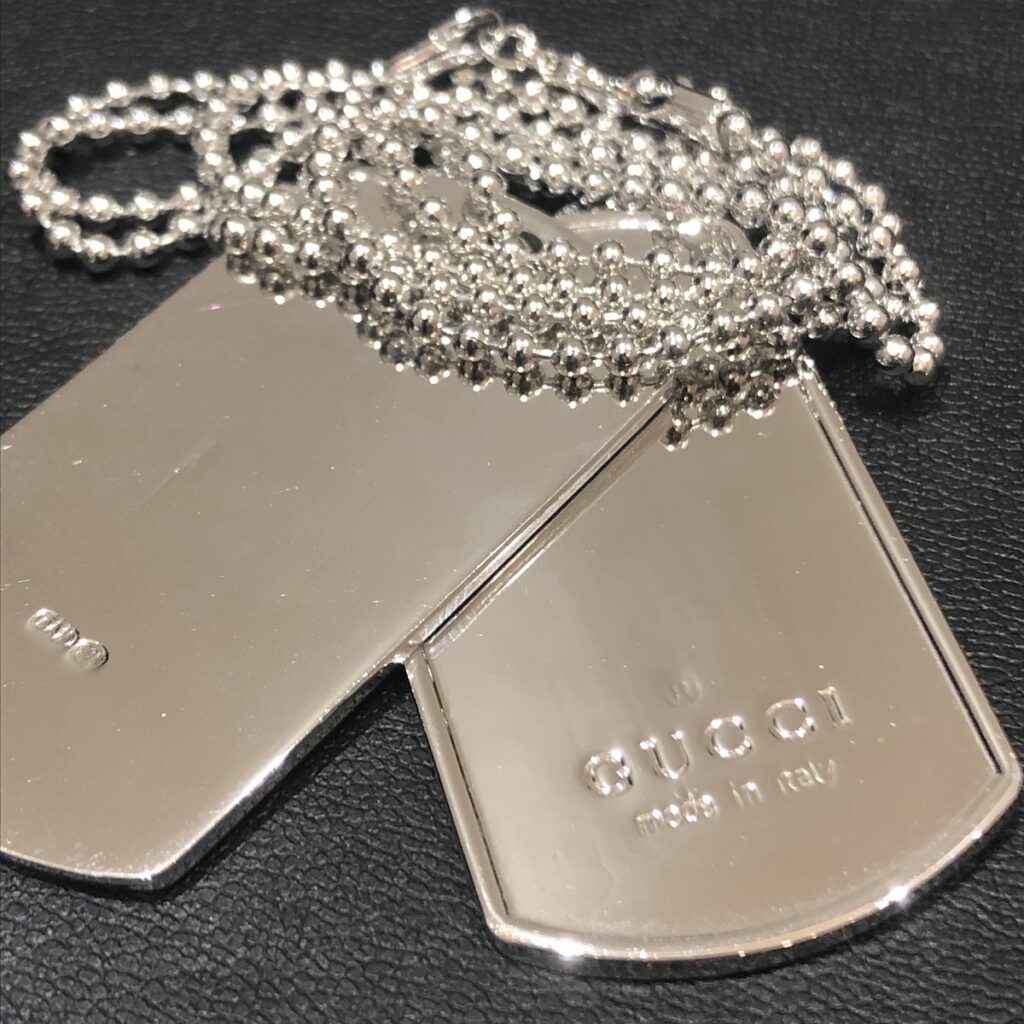 GUCCI ドッグタグネックレスの買取実績 | 買取専門店さすがや