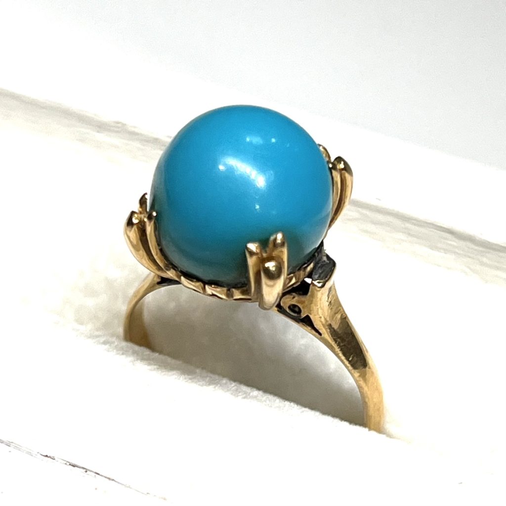 K18 18金 ターコイズ（トルコ石）付き リングの買取実績 | 買取専門店