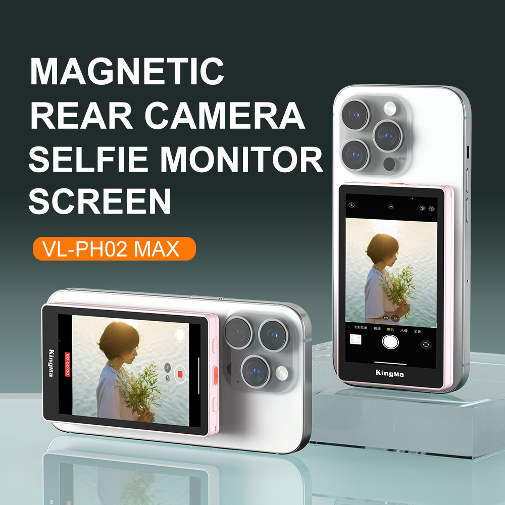 KingMa Magnetic Vlog Selfie Monitor PH02/PH01 - 4