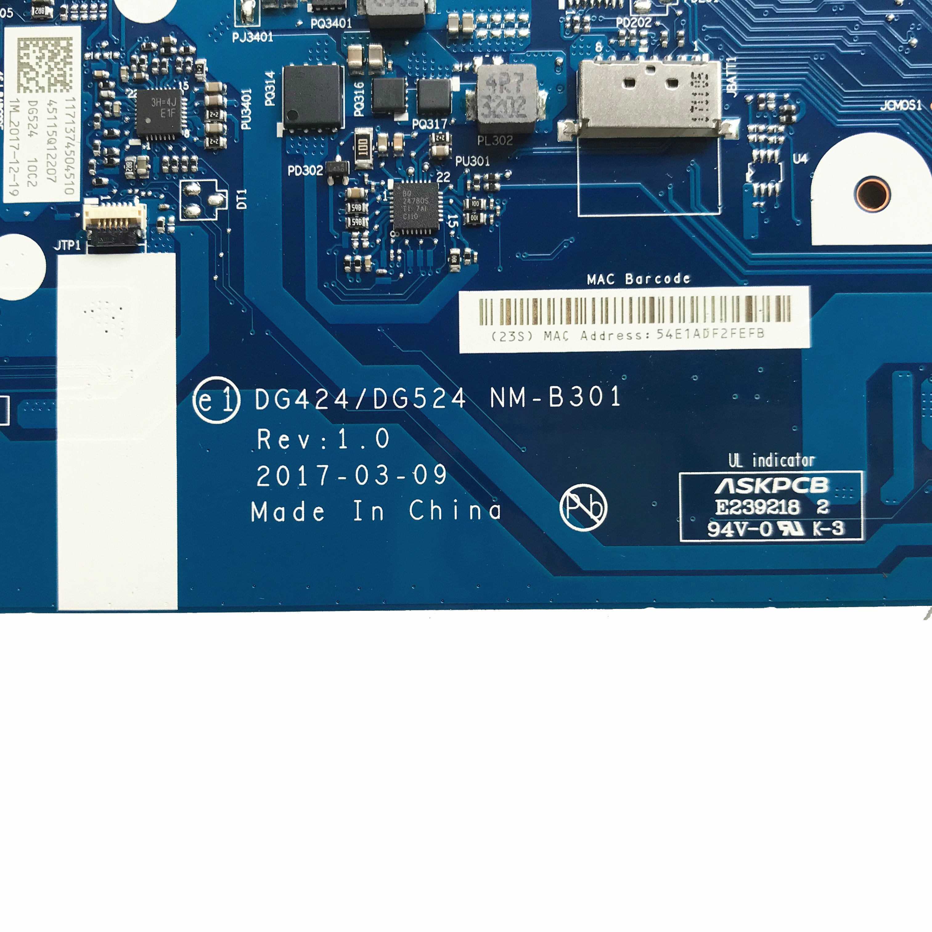 LENOVO IDEAPAD 320-15IAP Laptop anakart N4200U 5B20P20643 DG424