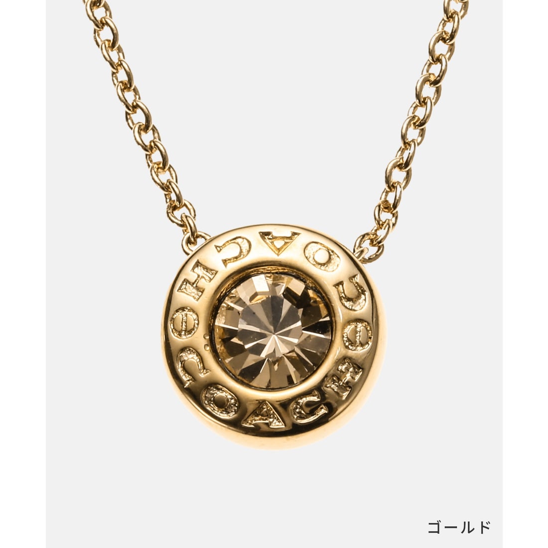 コーチ COACH F54514 ネックレス Open Circle Stone Necklace