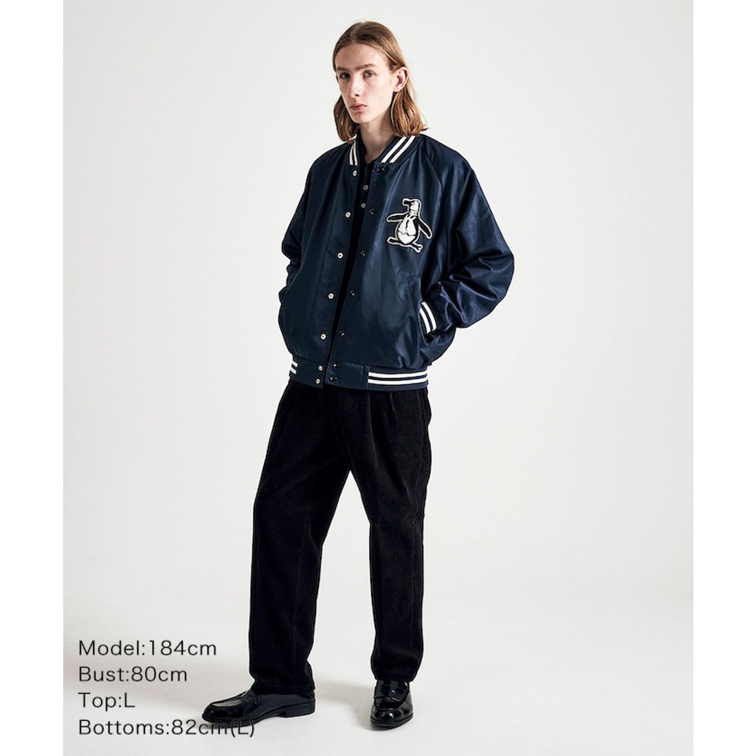 penguin BY MUNSINGWEAR ナイロンスタジアムジャンパー - ファッション