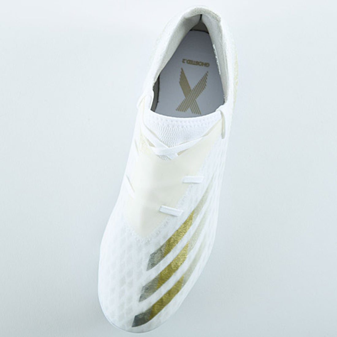 adidas アディダス エックス ゴースト.2 HG/AG(ホワイト×ゴールド