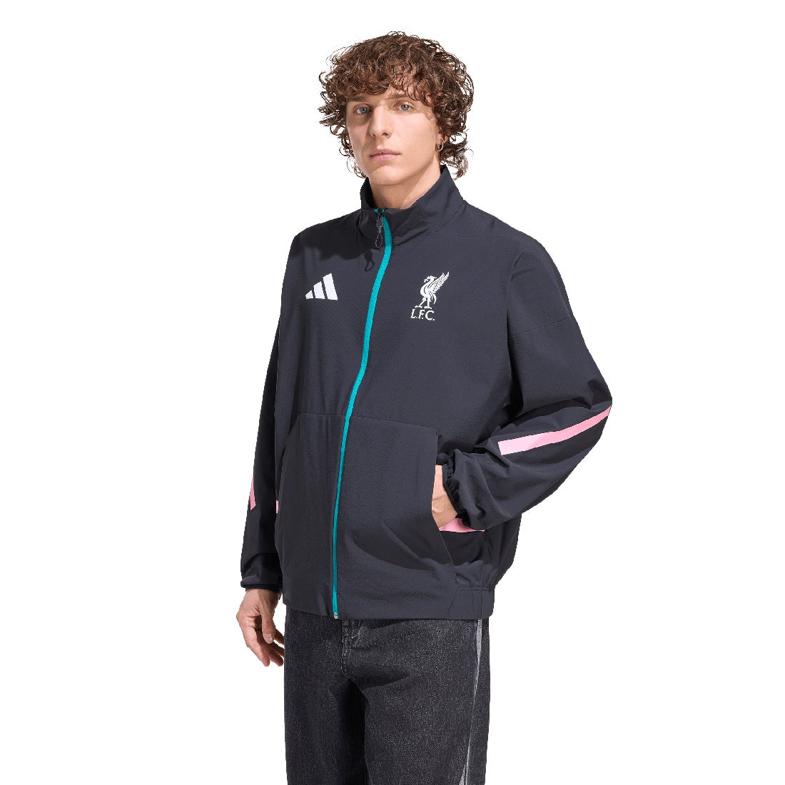 adidas リバプール 25/26 アンセムジャケット(ブラック) WH165 JZ0138