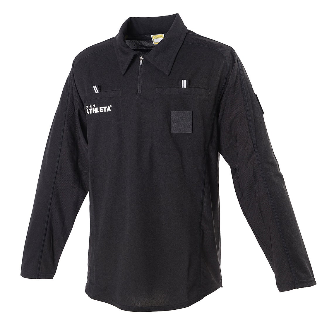ATHLETA アスレタ レフェリーシャツ 長袖(ブラック) SP-046LO BLK