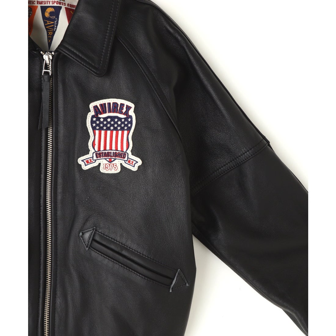 アヴィレックス AVIREX ※K－LIGHT SIGNATURE VARSITY JKT （ピンク