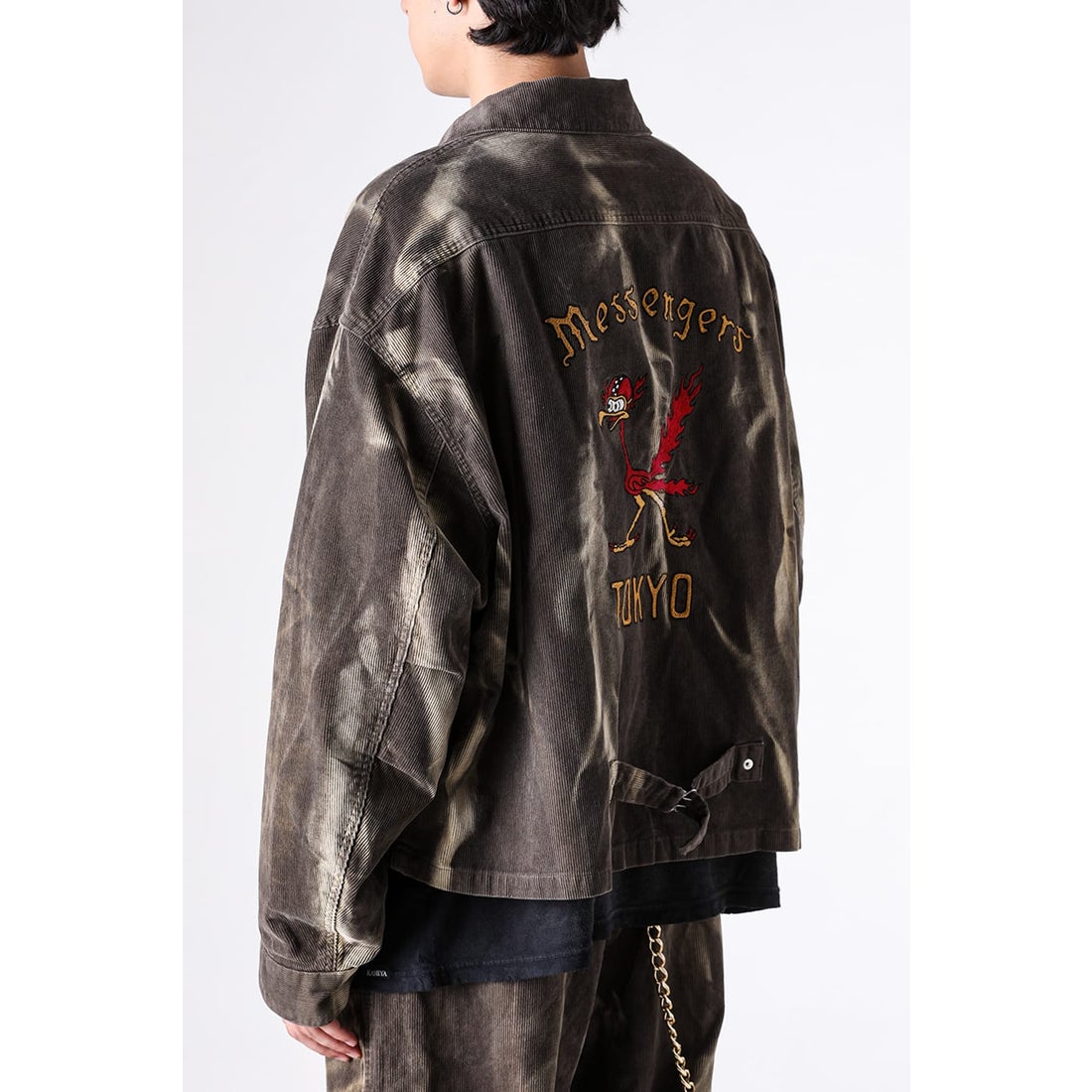 KAMIYA Sun-Faded Corduroy Work Blouson （Khaki） - Osaka / Kyoto