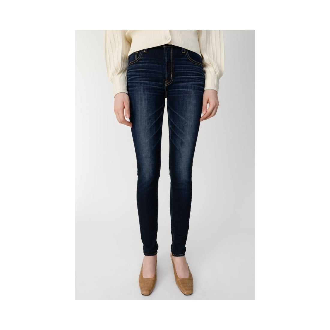 MOUSSY moussy WFRebirthembroiderySKINNY/マウジーストレッチデニム
