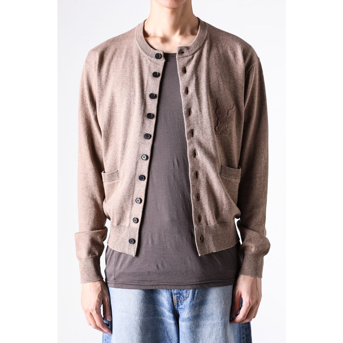 エムエーエスユー MASU 10 BUTTONS CARDIGAN （Beige） -FASCINATE
