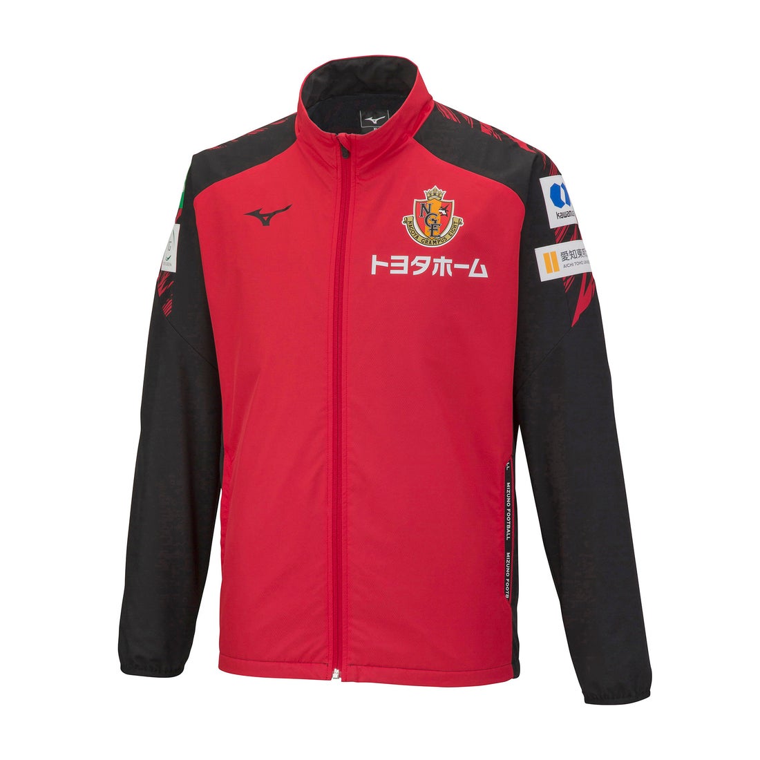 MIZUNO 名古屋グランパス 2022 ウォーマーシャツ(レッド) P2JE2Y0162
