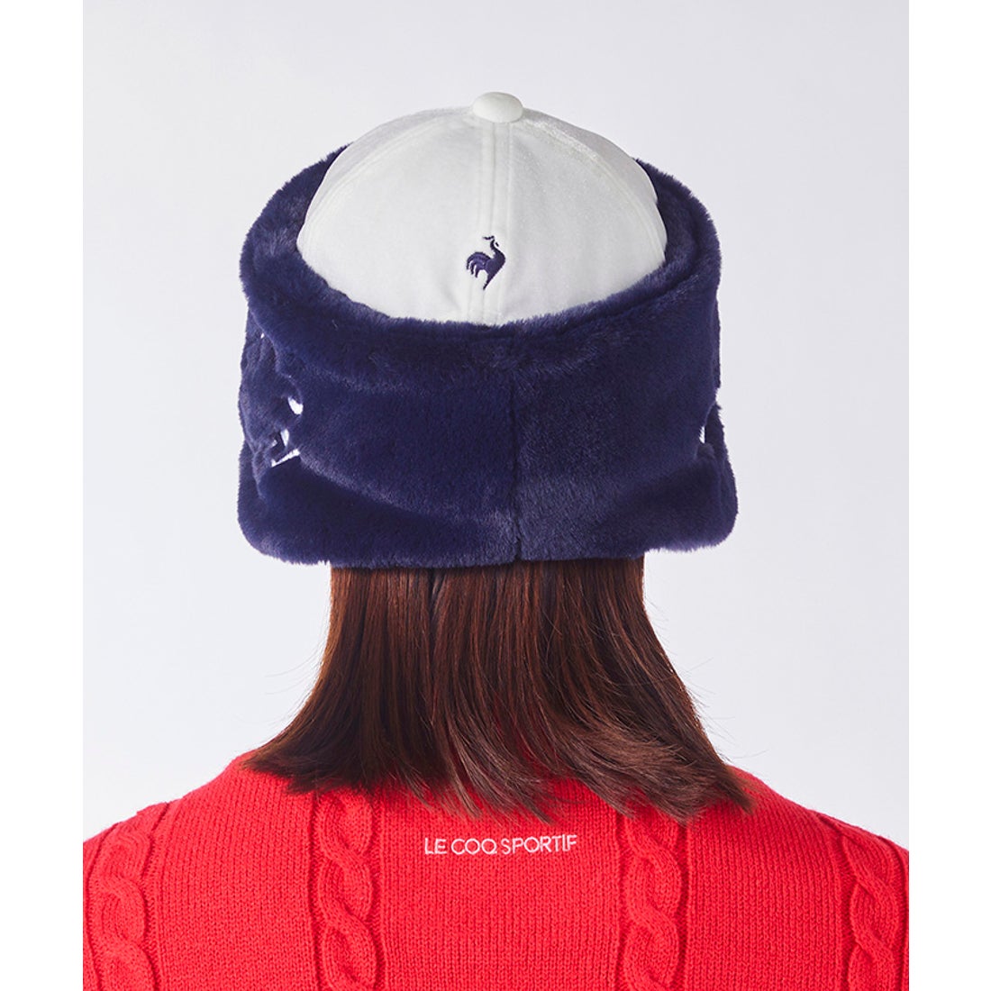 le coq sportif golf イヤーウォーマー付き2WAYキャップ -デサント