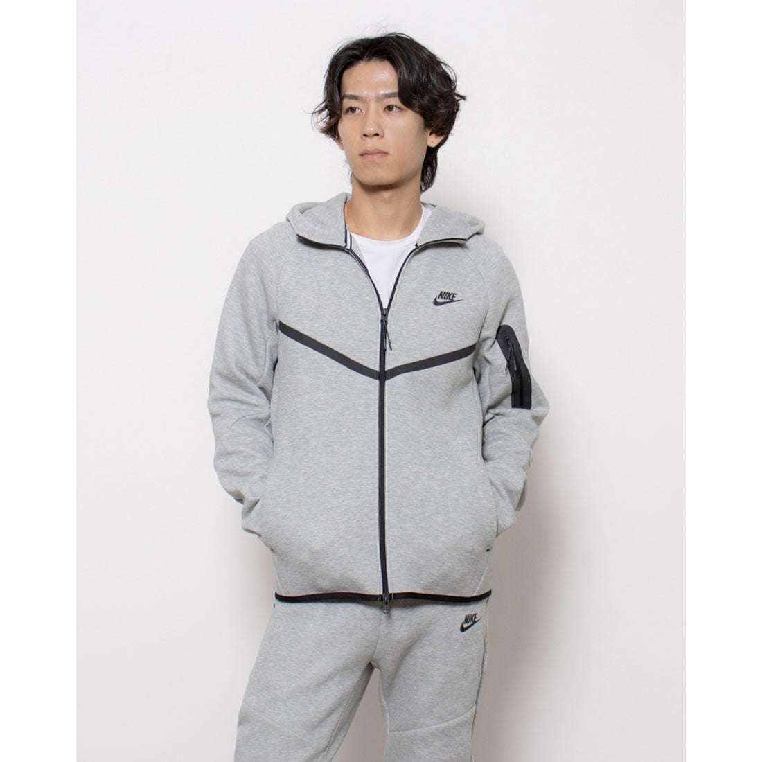 ナイキ NIKE メンズ スウェットフルジップ 0 HV0950063 （グレー