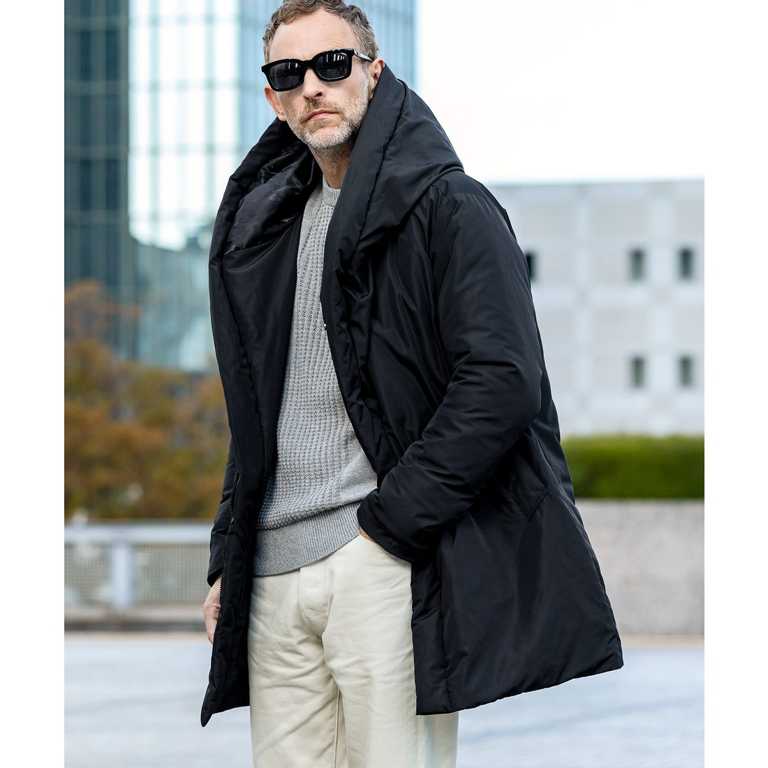 AKM Contemporary ダウンラップコート - ファッション通販 d fashion