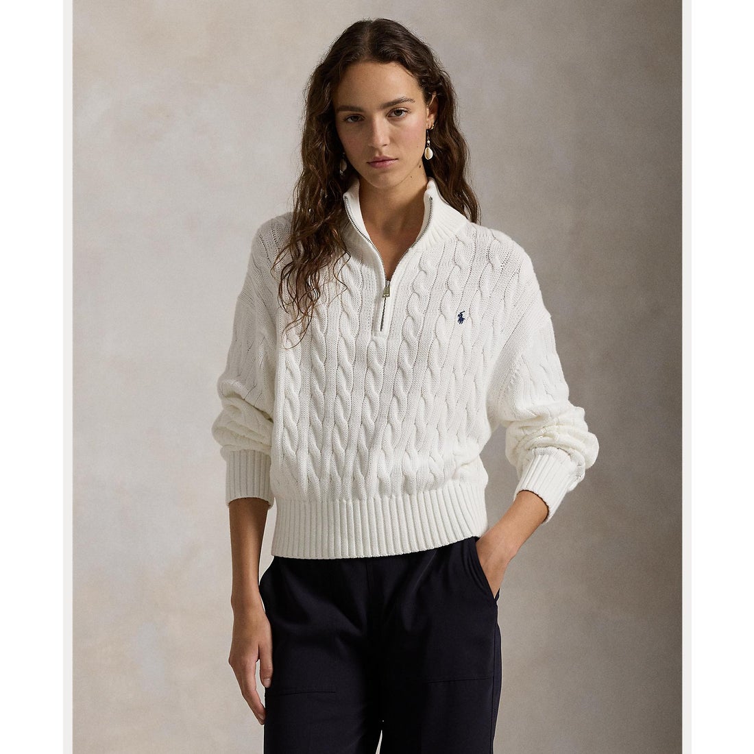 ポロ ラルフ ローレン POLO RALPH LAUREN ケーブルニット コットン